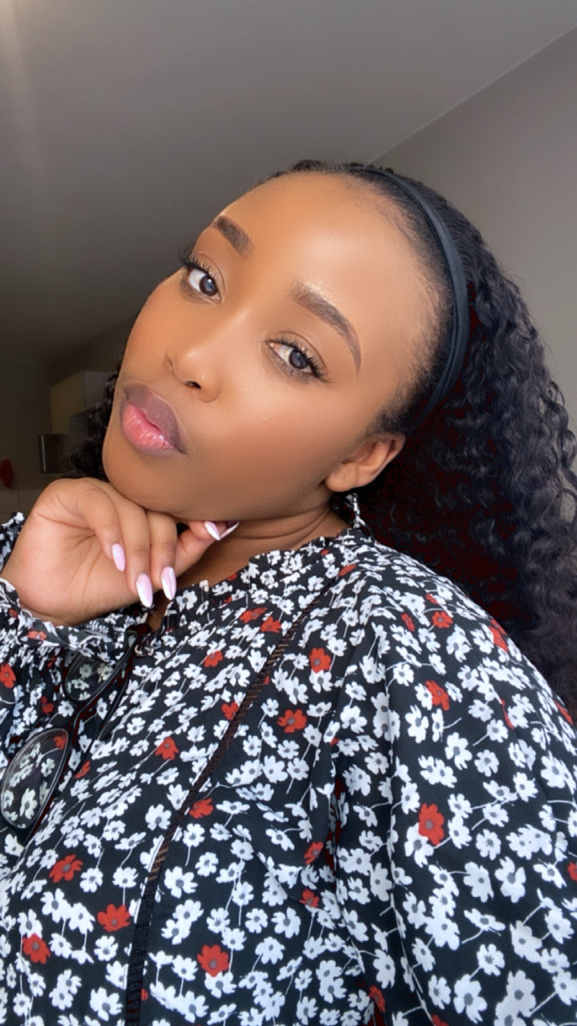 Curly Headband Wig