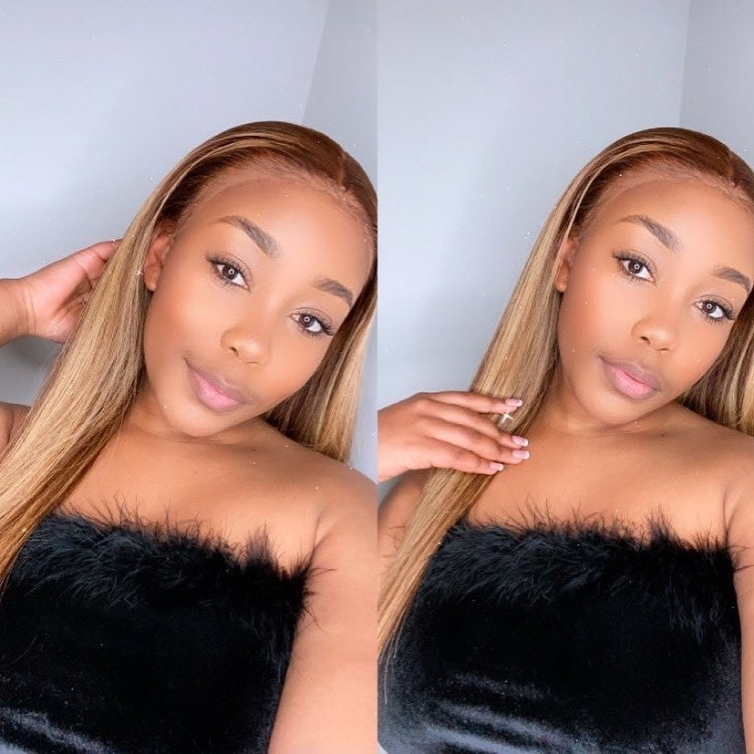 Mixed Blonde Frontal Wig
